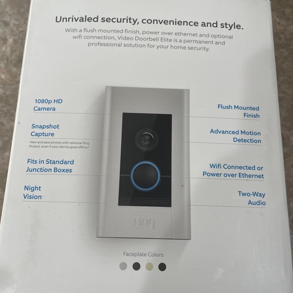 Ring video doorbell elite